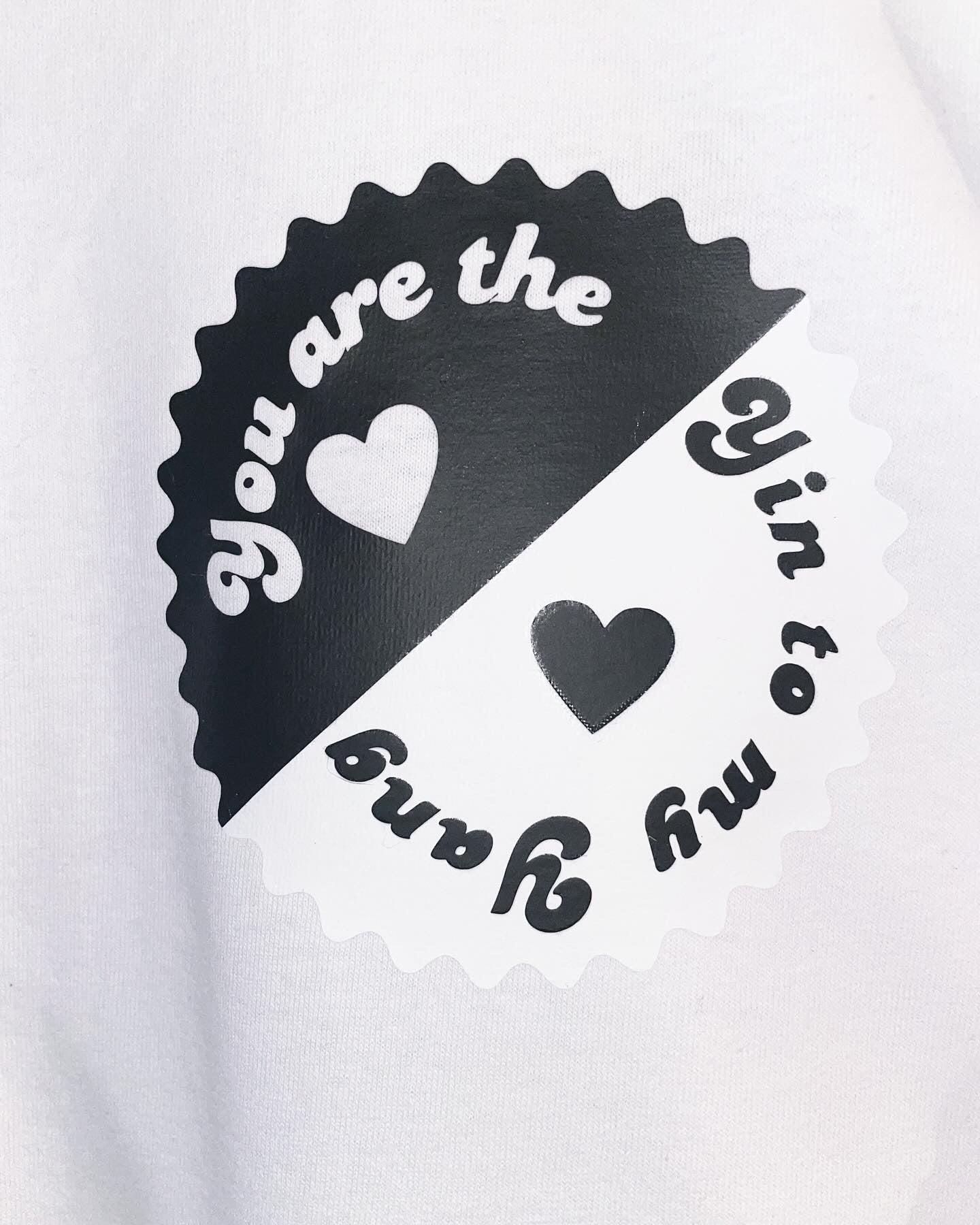 Yin to my yang t-shirt