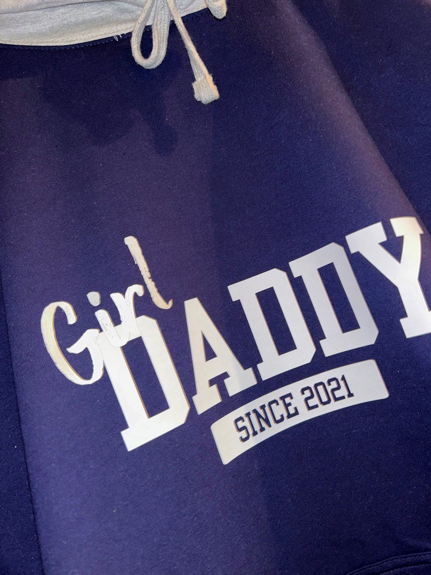 Girl Daddy raglan style hoodie