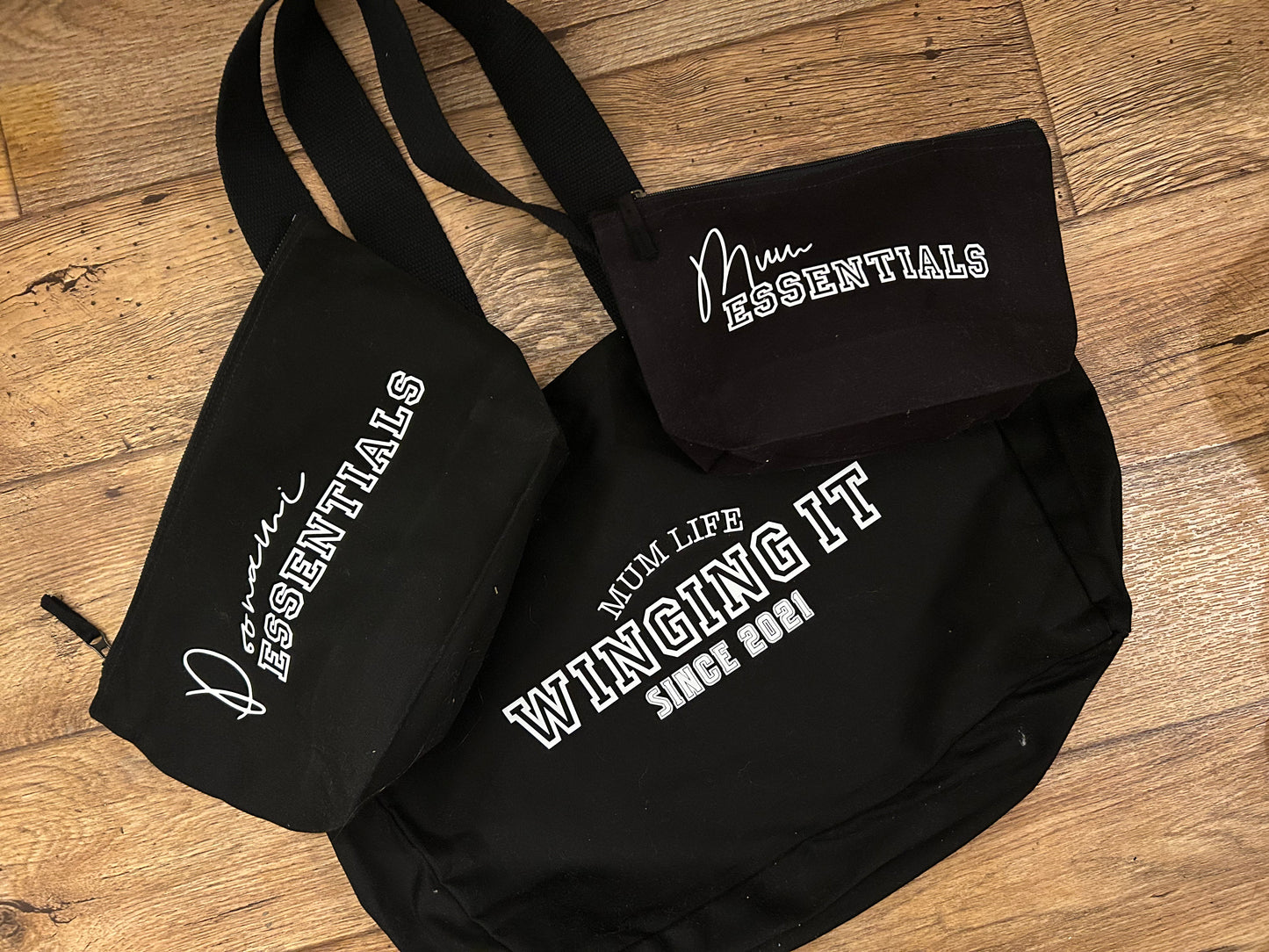 Mum Life Winging It XL Tote Bag