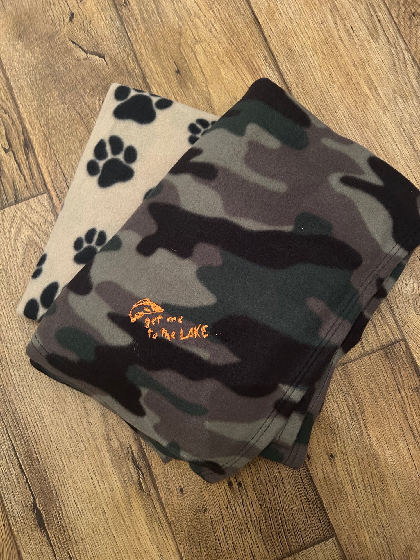 Personalised fleece blankets