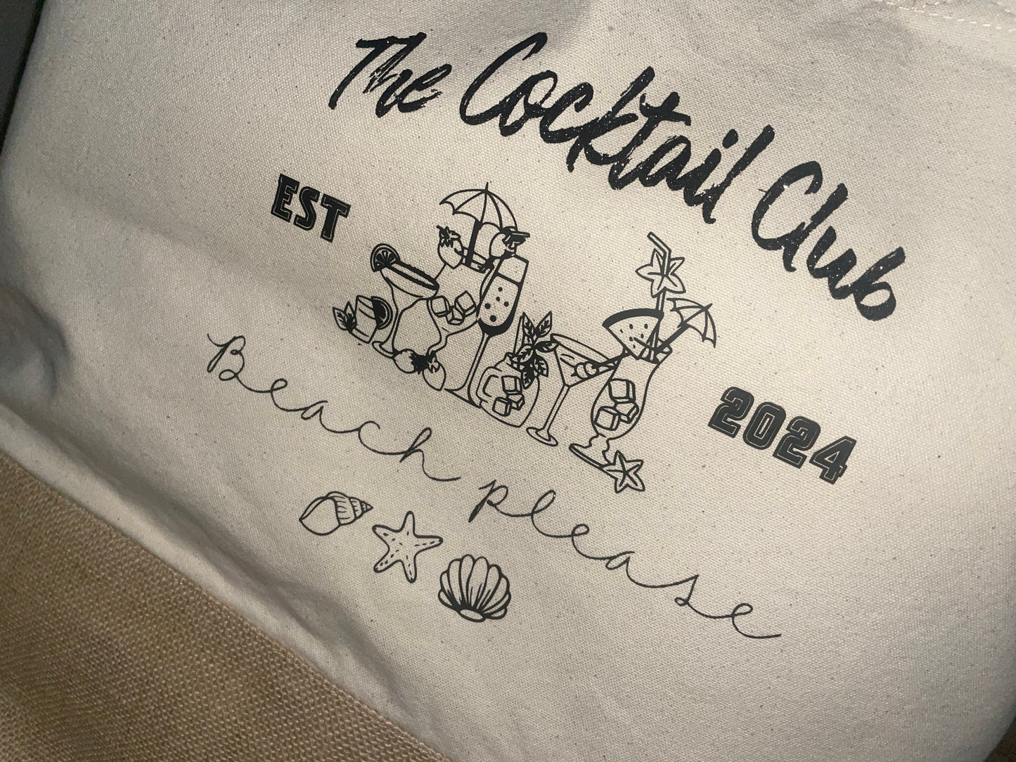 Cocktail Club XL beachbag