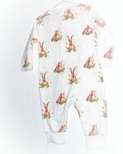 Hare & Dandelion personalised babygrow