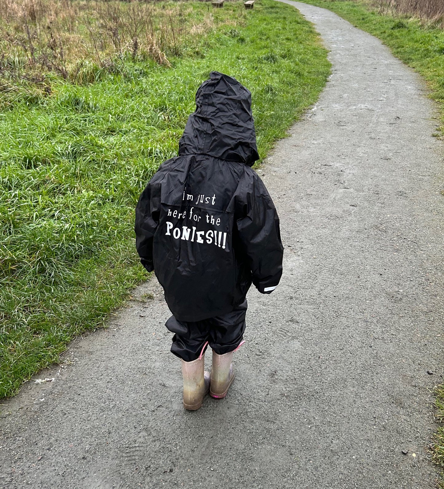 Personalised kids waterproof jacket & trouser sets