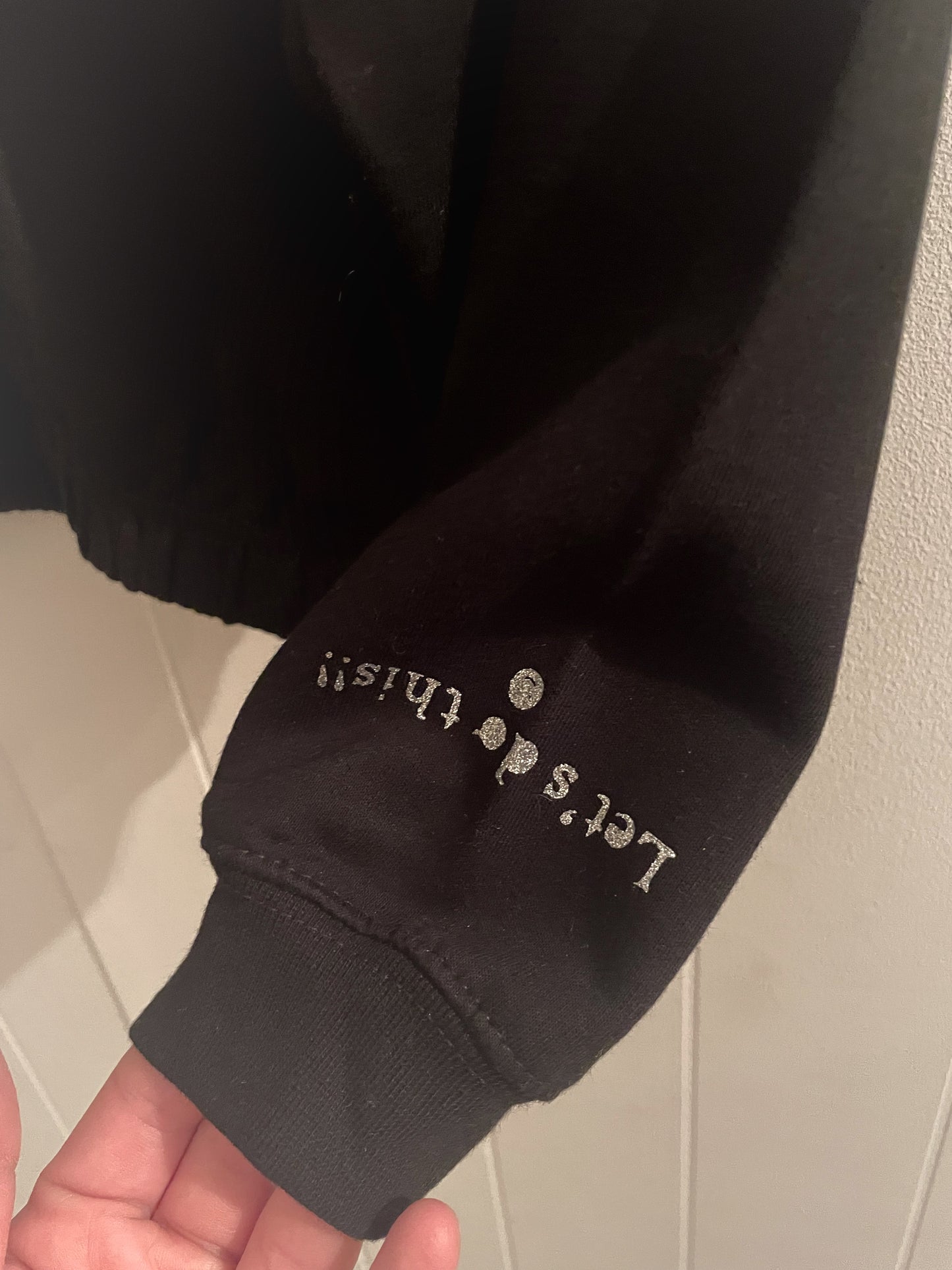 Overthinking me?! Cropped 1/4 zip sweatshirt